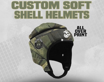 Soft Shell Helmet Football Wrestling Rugby Customize Logo Headgear Sports Rugby Wrestling Helmet Flag Football Helmet