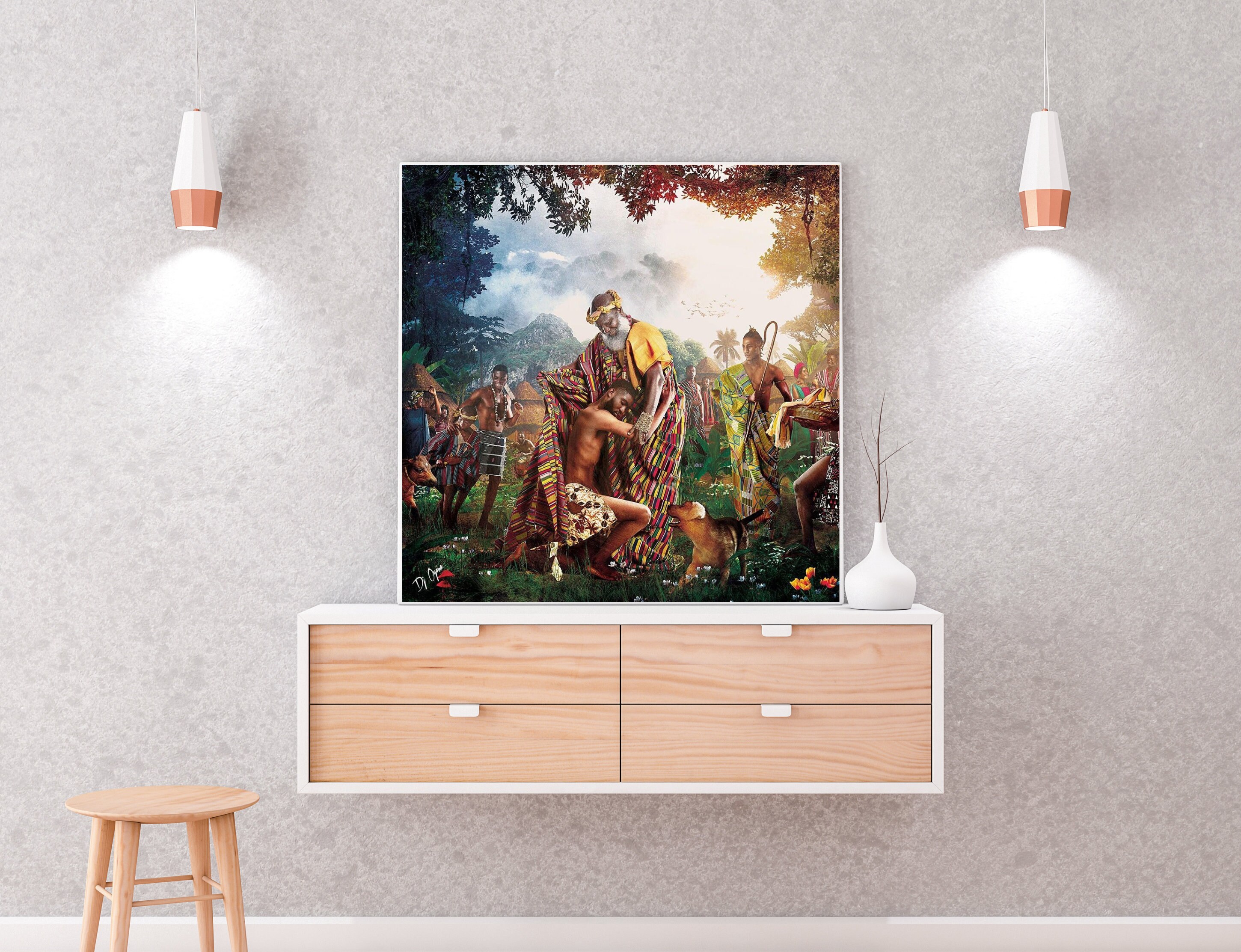 Prodigal Son Returns Printable Wall Art Parable of the Lost Son Bible ...