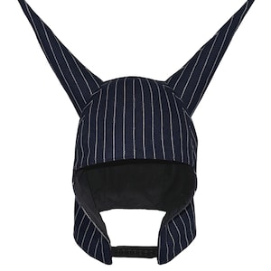 NY Yankees Navy Stripped Devil Horns Dunce Hat/Cap/Mask (Playboi Carti hat, Ecco2k’s style)