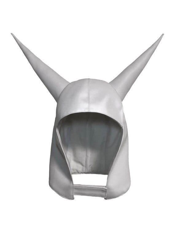 White Devil Horns Dunce Hat/cap/mask (playboi Carti Hat White Devil Horns Dunce Hat/cap/mask (playboi Carti Hat