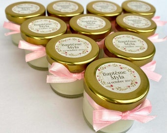 Personalized candles (wedding, baptism) 30g