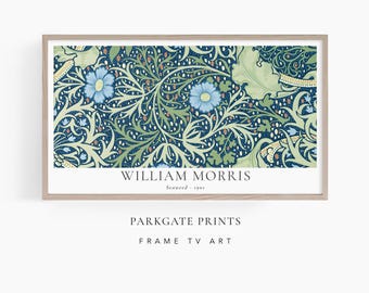 Arte para TV con marco de William Morris: Algas botánicas vintage (descarga digital)
