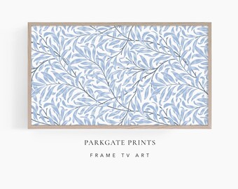 William Morris Frame TV Art: Blue Willow Bough Pattern (Digital Download)
