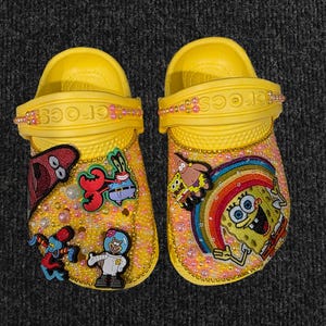 Toddler Custom Bling Crocs | Personalized Kids Crocs with Charms