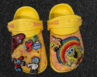 Toddler Custom Bling Crocs | Personalized Kids Crocs with Charms