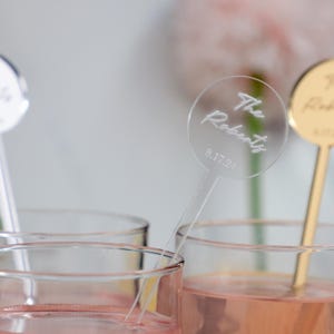 Wedding Cocktail Bar Favors,