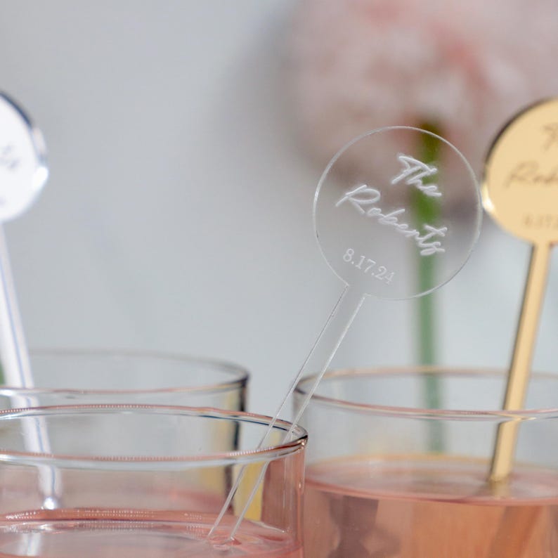 Wedding Cocktail Bar Favors,
