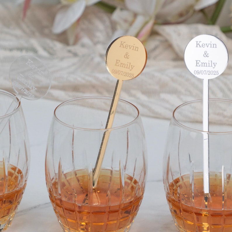 50 Pieces Wedding Drink Stirrers,