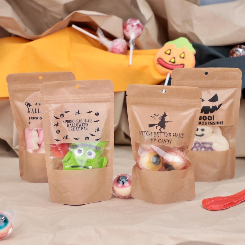 50 Pieces Halloween Treat Bags,