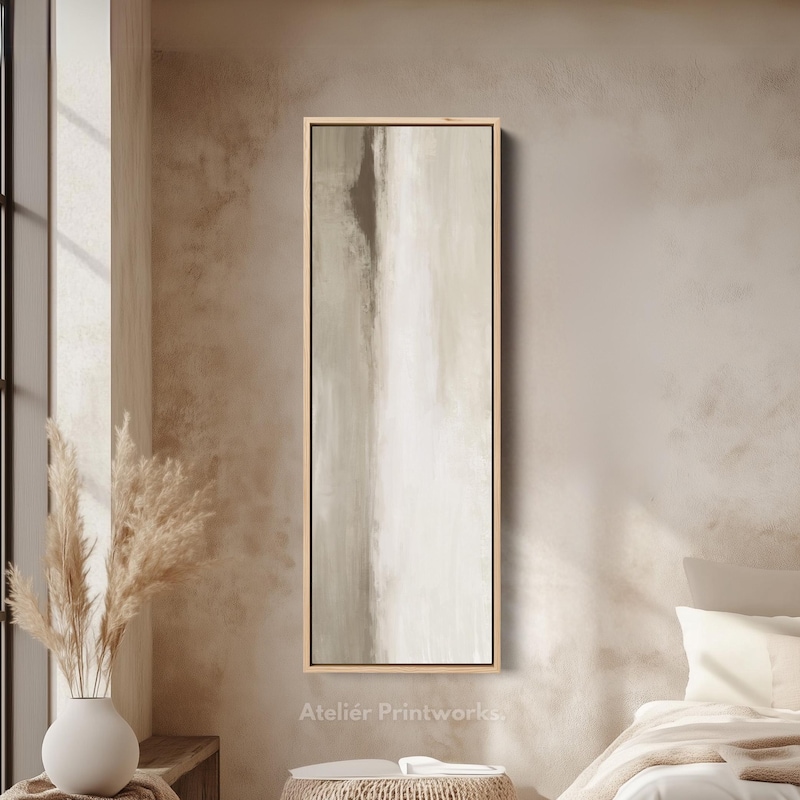 Tall Narrow Textured Art - Etsy