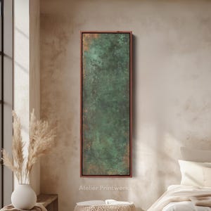 LONG NARROW ABSTRACT Wall Art, Tall slim wall art, Vertical Wall Art, Long Vertical Wall Art, Large vertical wall art,  V0063