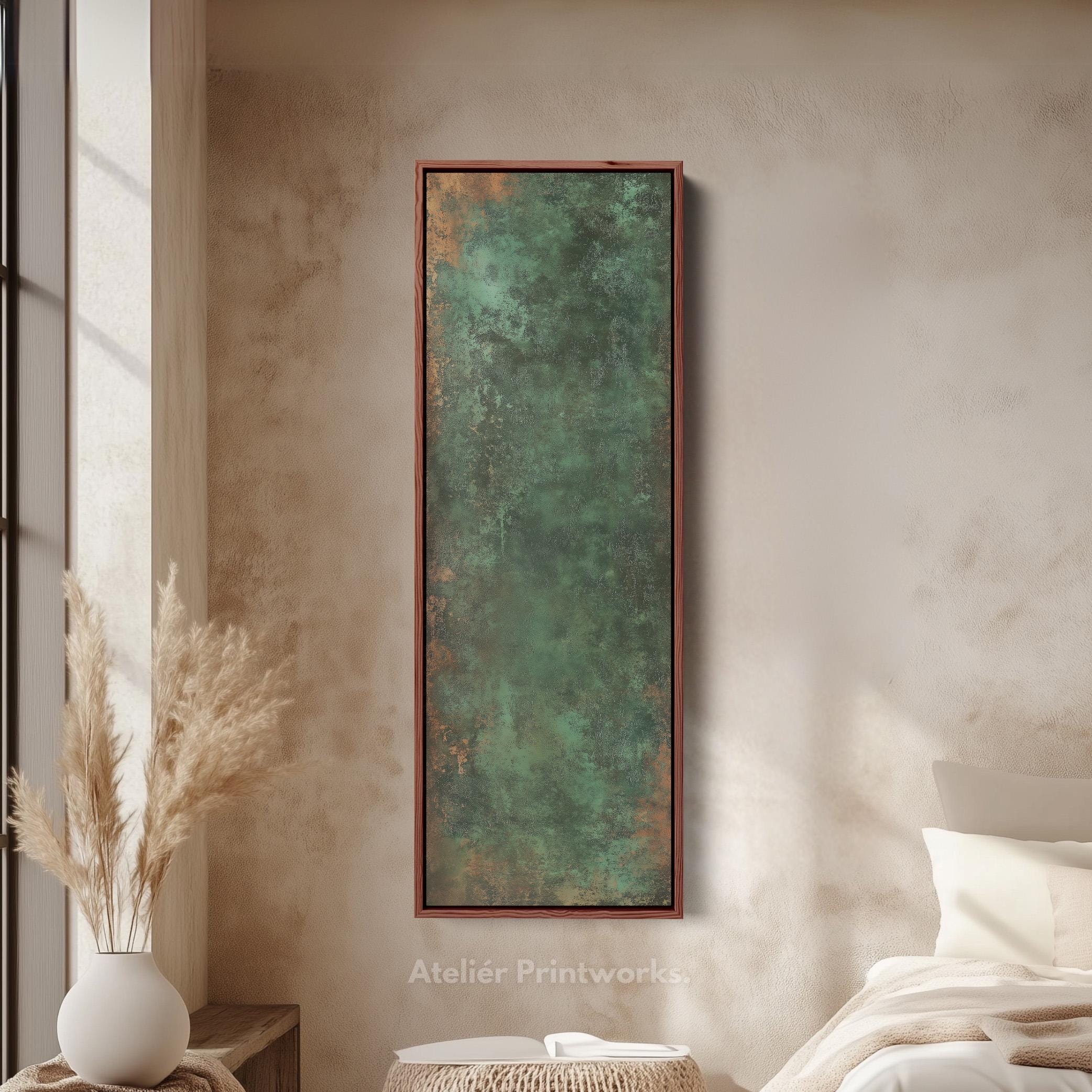 LONG NARROW ABSTRACT Wall Art, Tall slim wall art, Vertical Wall Art, Long Vertical Wall Art, Large vertical wall art,  V0063