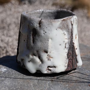 Wabi Sabi Cup for Tea Ceremony, Guinomi Tea Cup, Yunomi Tea Cup, Handmade Ceramic Cup, Clay Ceramik Cup, Wood Fired Espresso Cup, Guinomi