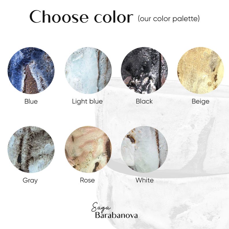 May include: A set of three ceramic mugs with a speckled, matte finish. The mugs are in shades of cream, light gray, and dark gray. Each mug has a simple, modern design and a rounded handle.