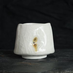 Handgjord espressokopp i keramik: Wabi Sabi teskål i keramik