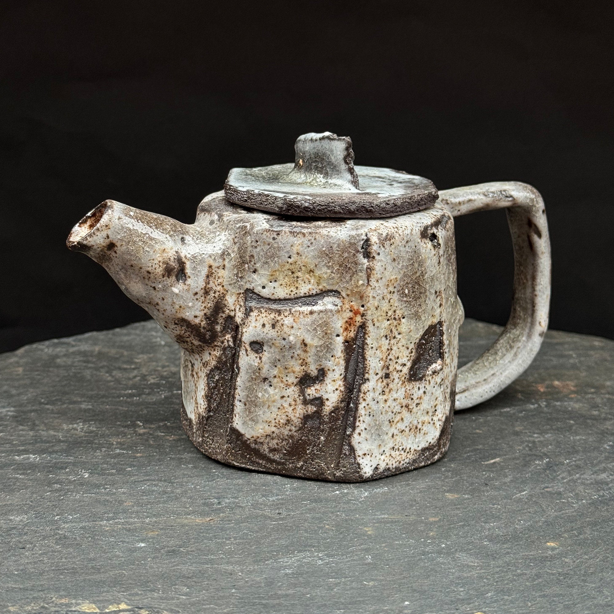 小物 miamii Wabi Sabi Teapot & Two Cups, Two Yunomi Cups and Teapot, Handmade