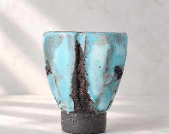 Espresso Cup for Daily Rituals – Handmade Wabi Sabi Ceramic, 100 ml