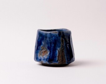 Handmade Ceramic Coffee Cup – Kurinuki Wild Clay Wabi Sabi Pottery (200-250 ml)