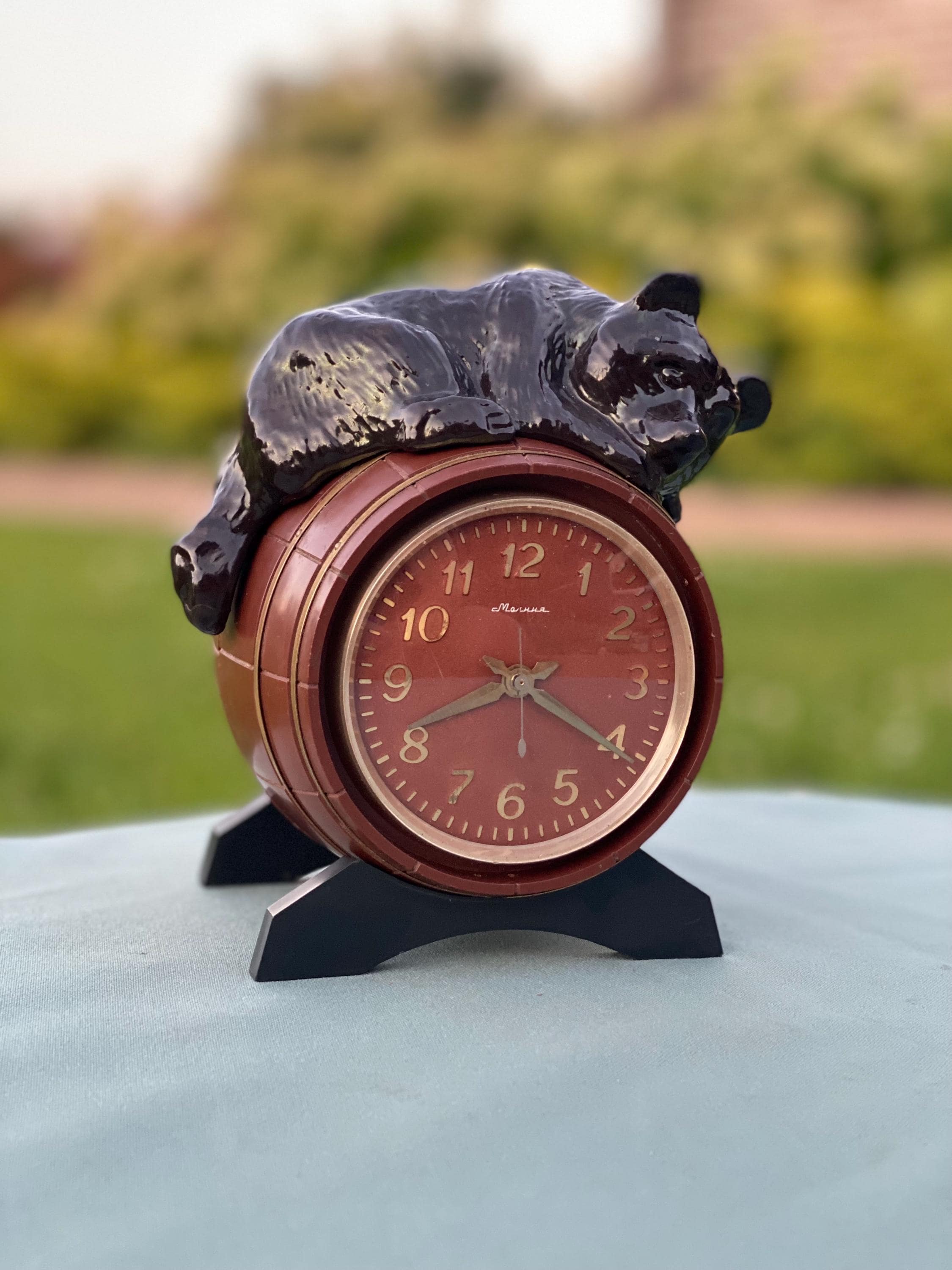 Vintage Soviet Table Clock 