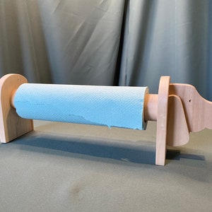 Suporte para toalha de papel, suporte de toalha de papel de madeira para cachorro, suporte de toalha de papel pronto para enviar, suporte de toalha de papel de cozinha para presente de casa moderna