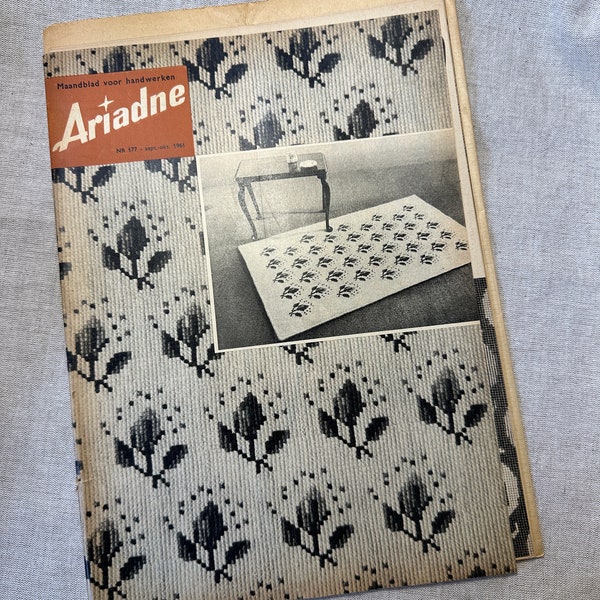 Ariadne Maandblad voor Handwerken met werkblad / september - oktober 1961 nr. 177 Nederlandstalig