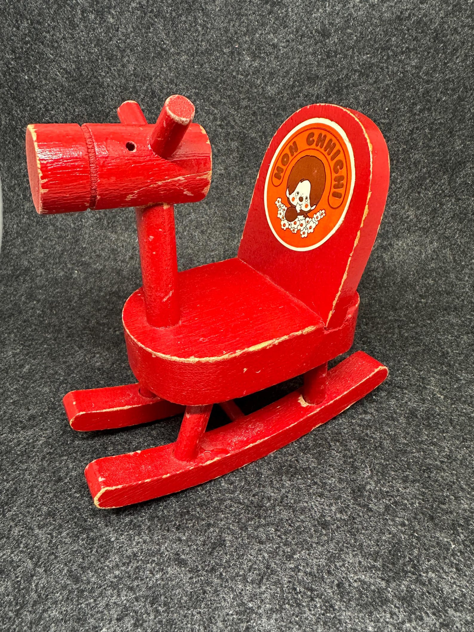 Monchhichi Doll Rocking Chair - 1970s Collectible for Kids Retro kids furniture