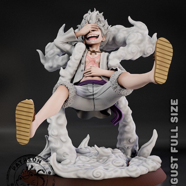 One Piece - Luffy Joy Boy Gear 5 - STL Model 3D File