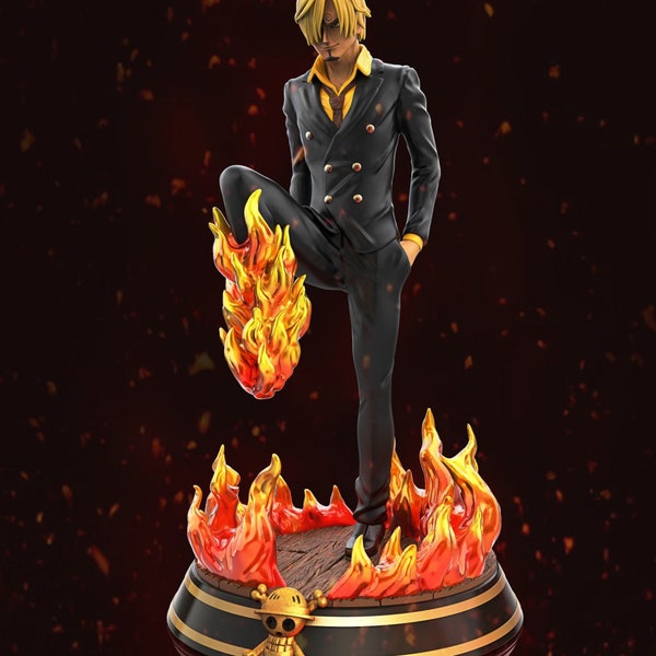 One Piece - Sanji - STL Model 3D File