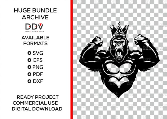 Crowned Animals Svg Bundle, Crown Shirt Design, Animal Crown