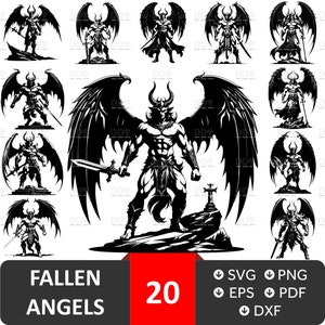 Fallen Angel Svg,Angel Vector File,Fallen scene svg,Angel svg Bundle,Angel Silhouette,Svg Files For Cricut,Angel tshirt png,Digital Download