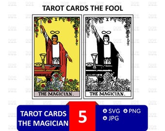 Rider Waite Smith Tarot Png Svg Jpg, The Magician High Resolution File , Digital Download