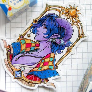 Long May He Reign Mollymauk vinyl sticker