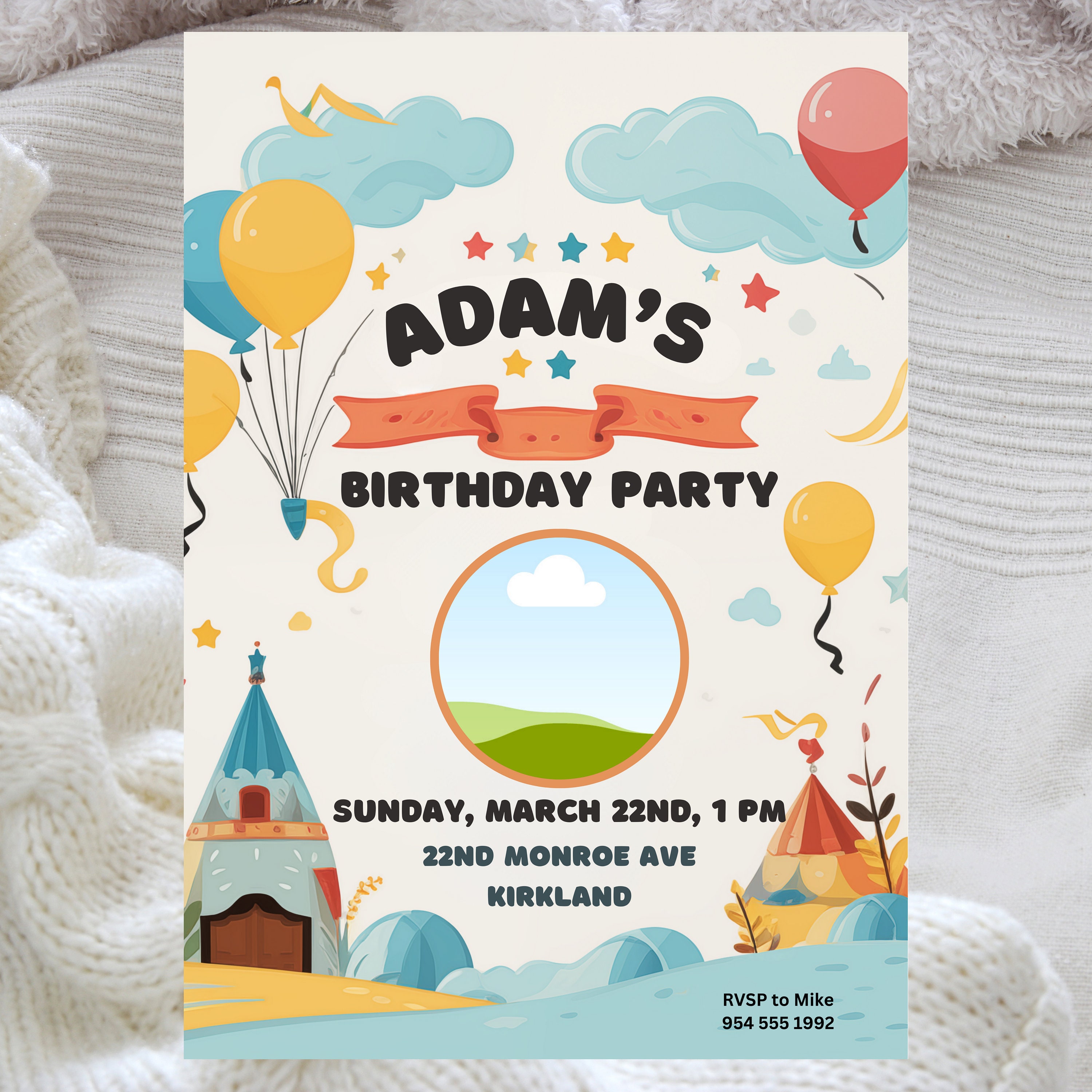 Kids Birthday Party Invite With Photo Invite Template With Own Photo kids-birthday-party-invite-with-photo-invite-template-with-own-photo