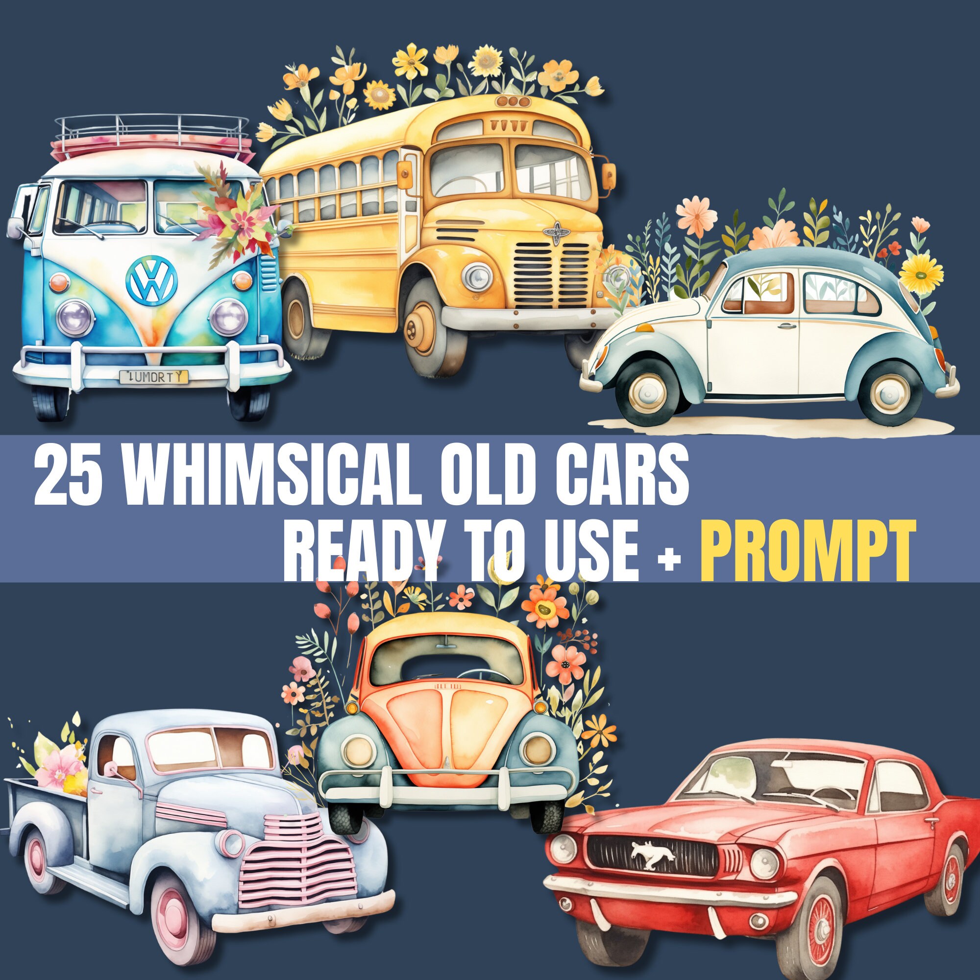 Midjourney cars - Etsy México, image size:2000x2000