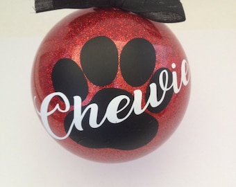 Pet Ornament, Personlized dog ornament, cat ornament