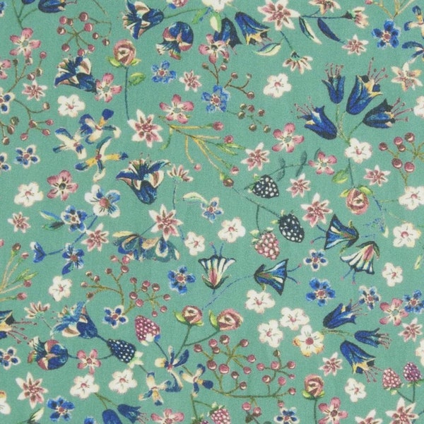 Liberty Fabric. Tana Lawn ™. Donna Leigh D-CC. Fabric.