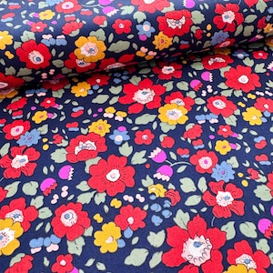 Liberty Fabric. Tana Lawn ™. Betsy Meadow C.  Fabric