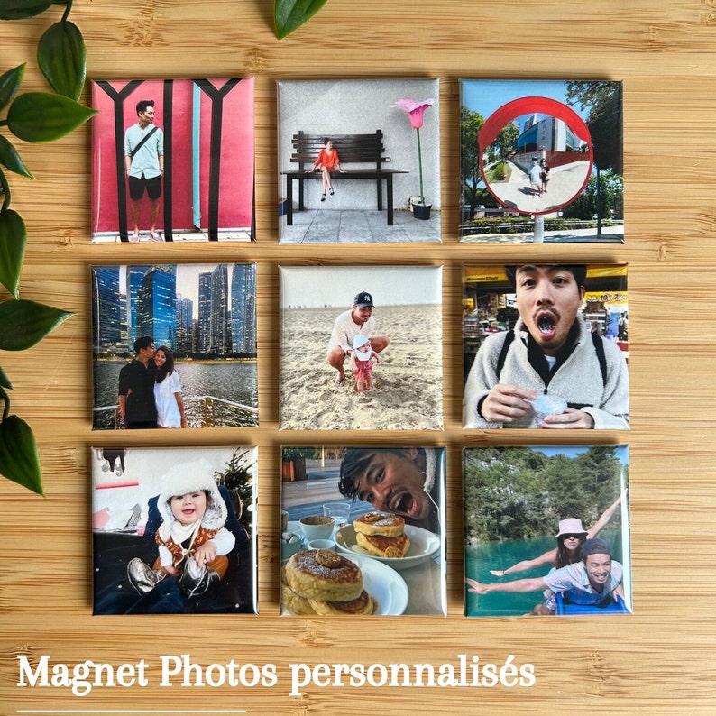 Magnets photo personnalisés Aimant photo image 1