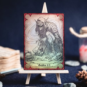 Gobelin 1/1, créature rouge, jeton SURGE MTG foil