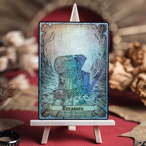Tesouro, artefato incolor, ficha metalizada de MTG SURGE