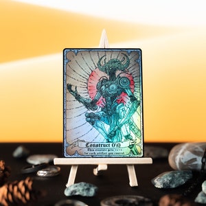 Construct 0/0 , artefatto creatura colorless, token foil MTG