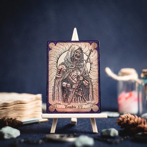 Zombie 2/2 , creatura nera, token foil MTG