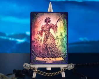 Zombie 2/2 decayed , black creature, token foil MTG