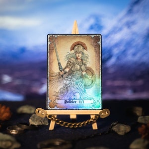 Soldat 1/1, weiße Kreatur, MTG-Folienmarker