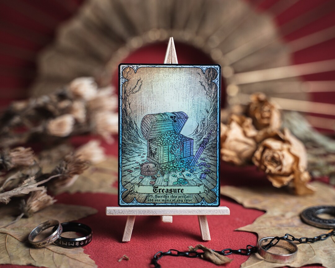 トークン・アーティファクト 宝物カード 宝物、無色アーティファクト、フォイルトークン MTG - Etsy 日本