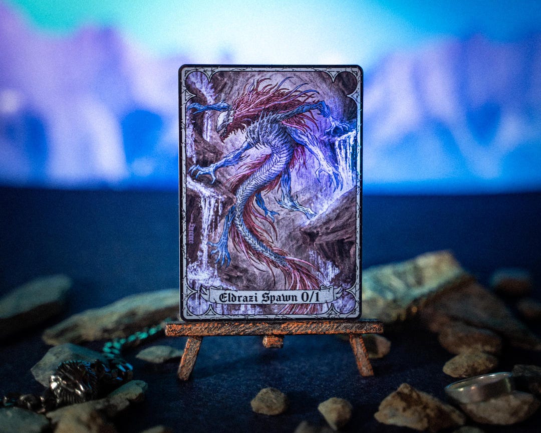 Eldrazi Spawn 0/1 , Creatura Colorless, Token SURGE Foil MTG - Etsy