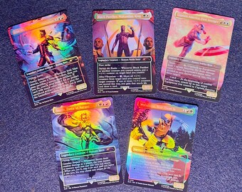 Marvel Secret Lair - Wolverine, Iron Man, Storm, Captain Marvel Secret Lair - Wolverine, Iron Man, Storm, Captain