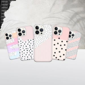 Polka Dot Phone Case Color Circles Cover Fit For iPhone 15 14 13 12 11 Pro Max Xr 7 8 Plus, Samsung S24 S23 S22 FE A15 A54 Note 20 Pixel 8A