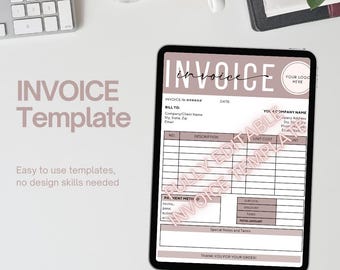 Editable Invoice Template