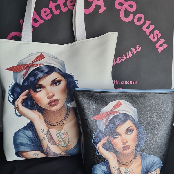 Sac Fourre Tout et Trousse PIN UP